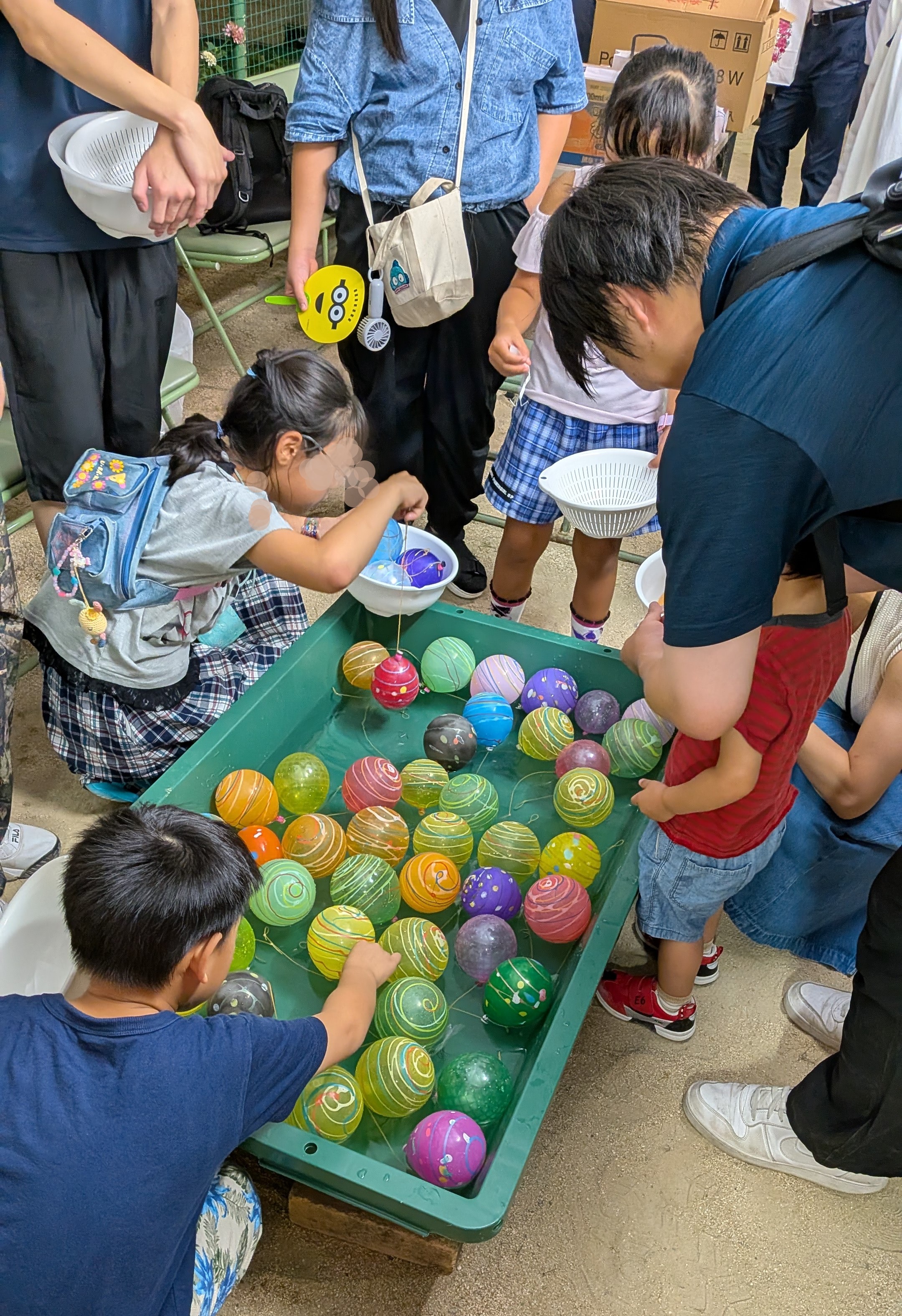 ヨーヨーつりの様子