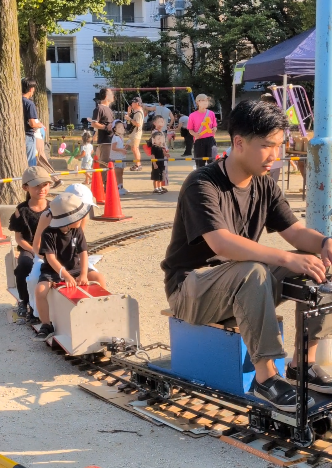 ミニ列車の様子