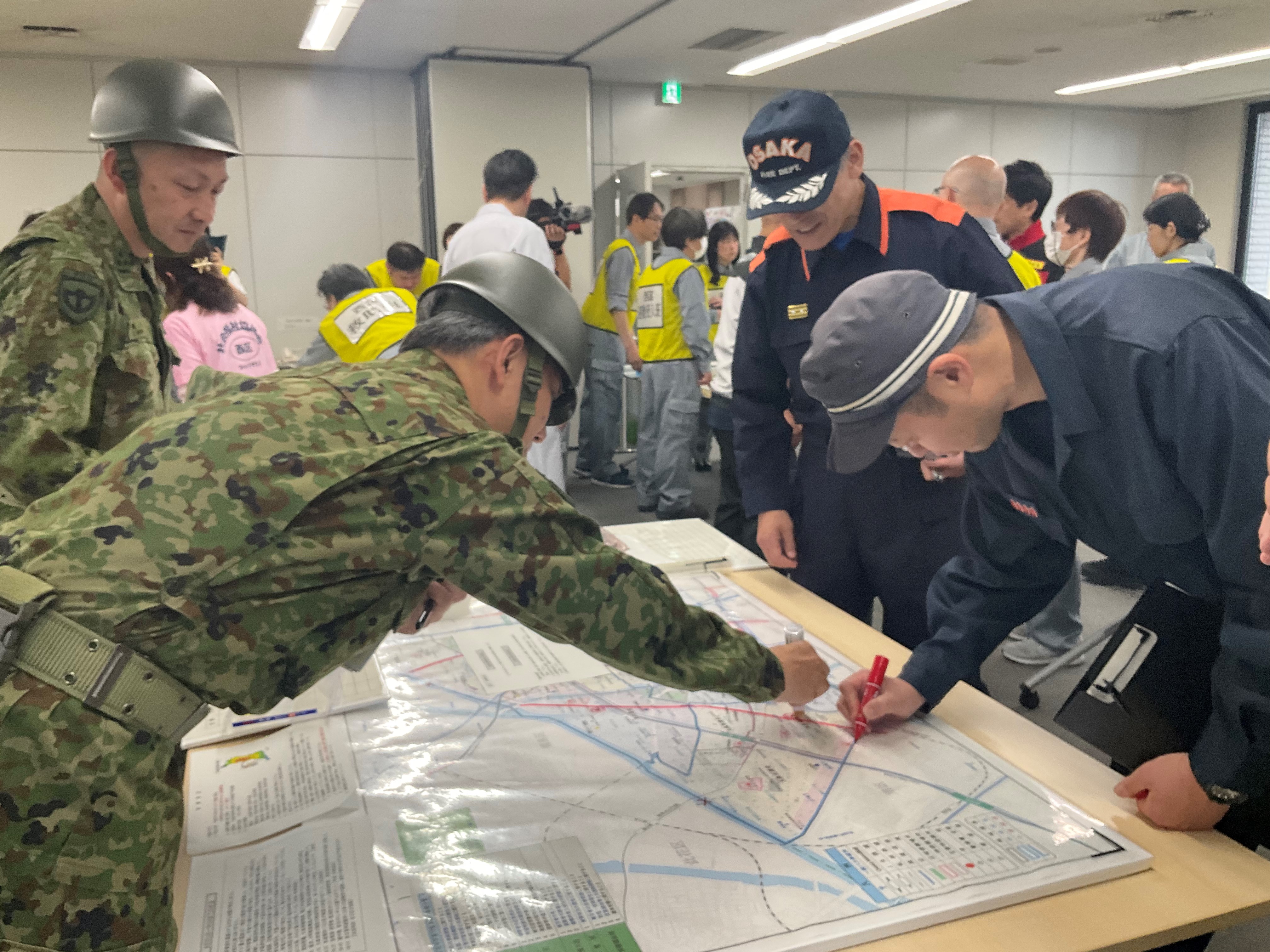 6月8日防災訓練の様子