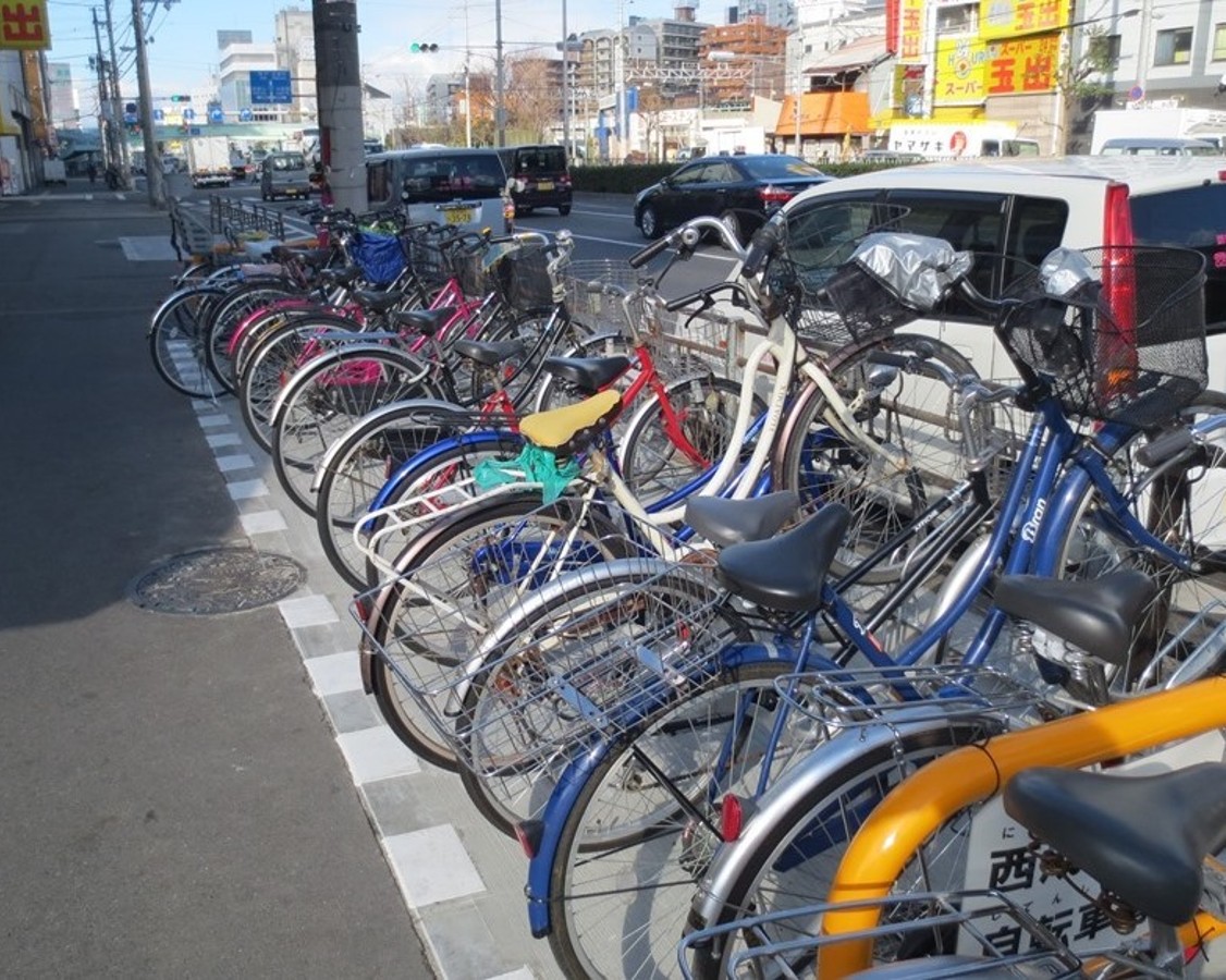 尼崎平野線南側自転車置場　