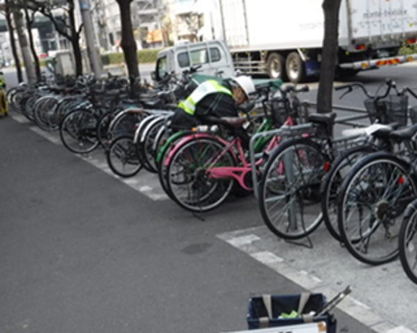動物園前駅自転車置場　