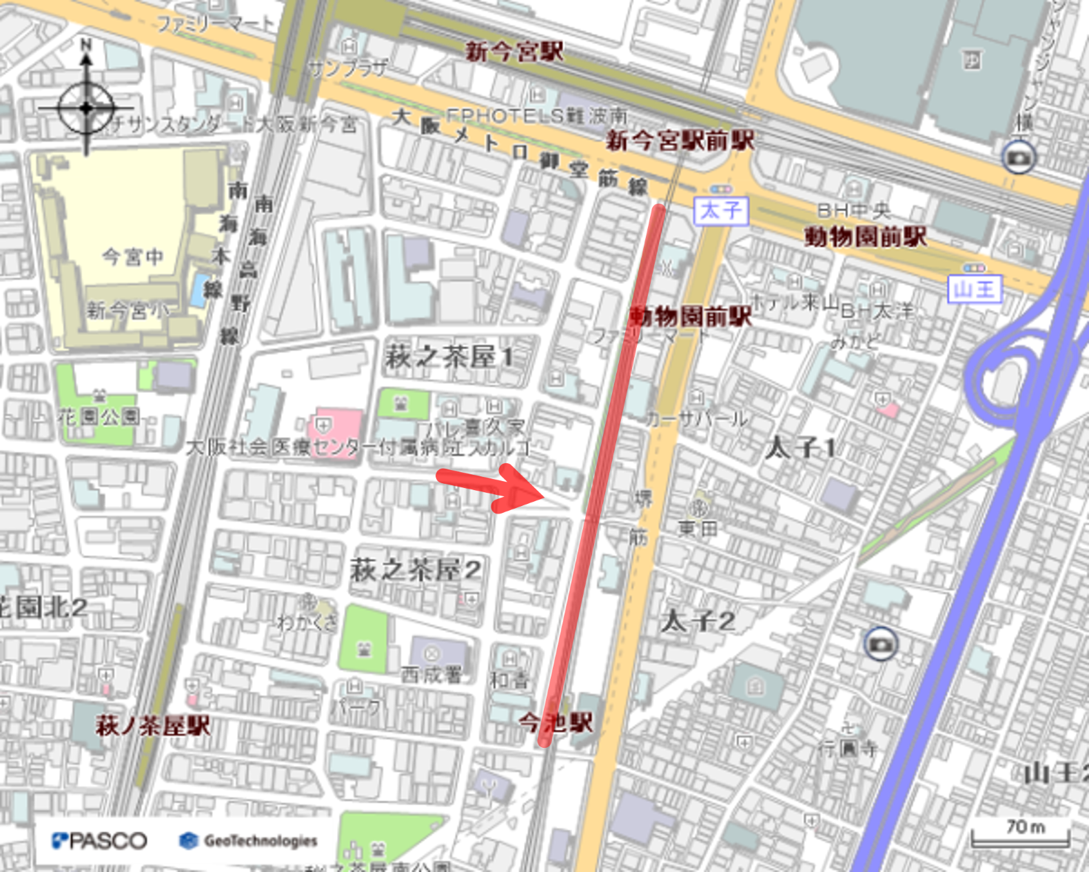 阪堺線西側自転車置場　