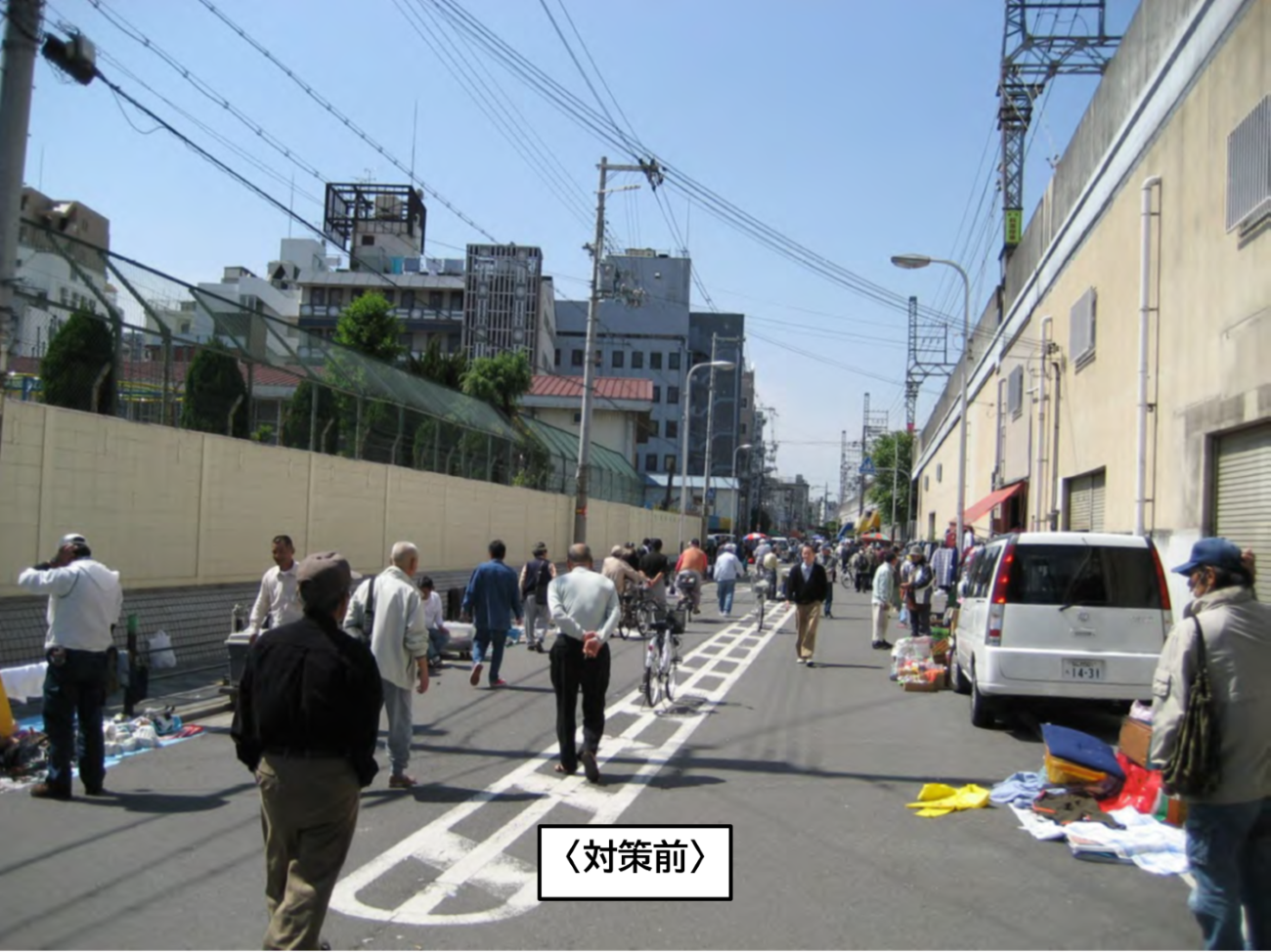 露店対策前