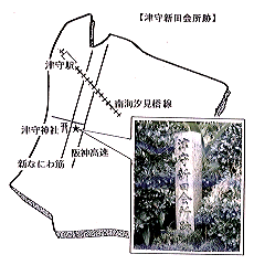 津守新田会所跡