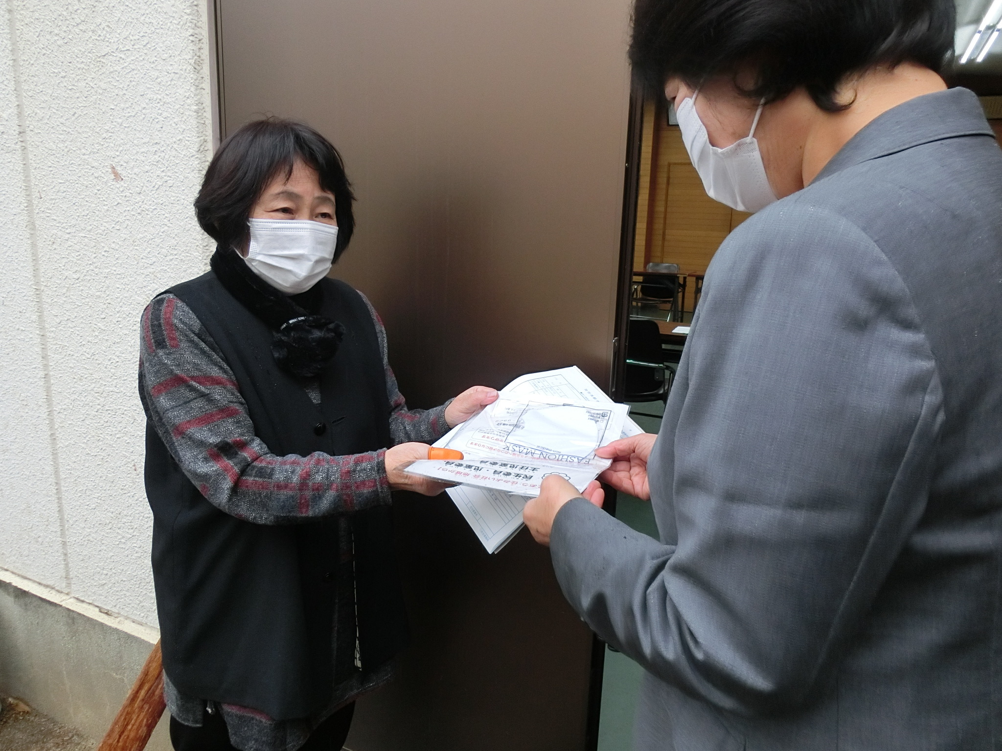見守り活動の写真