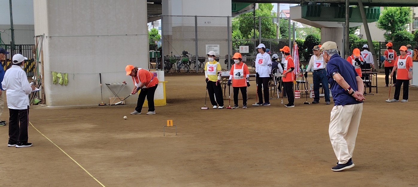 ゲートボール大会当日の様子