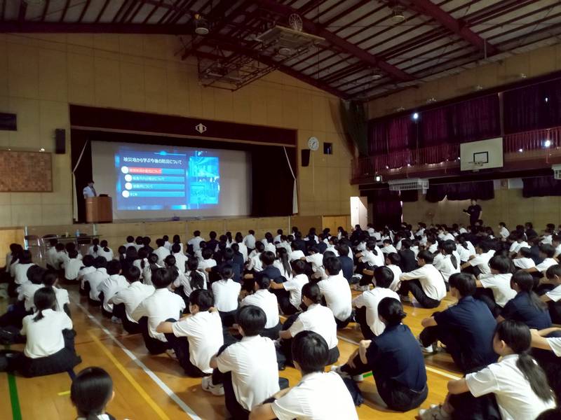 能登半島での避難所の話