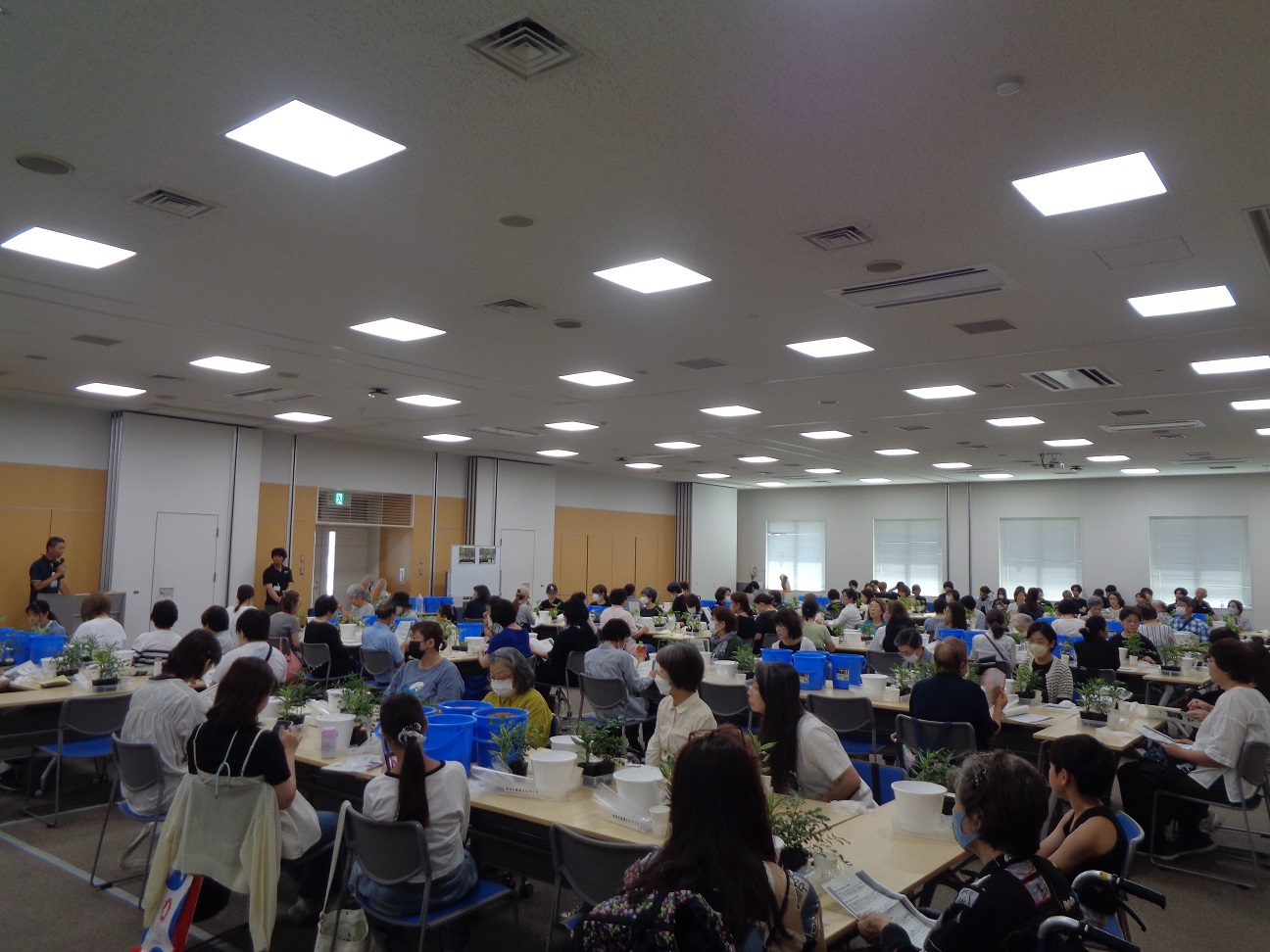 園芸セミナーの会場内の様子
