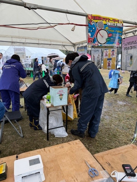 区民まつりに参加している様子2