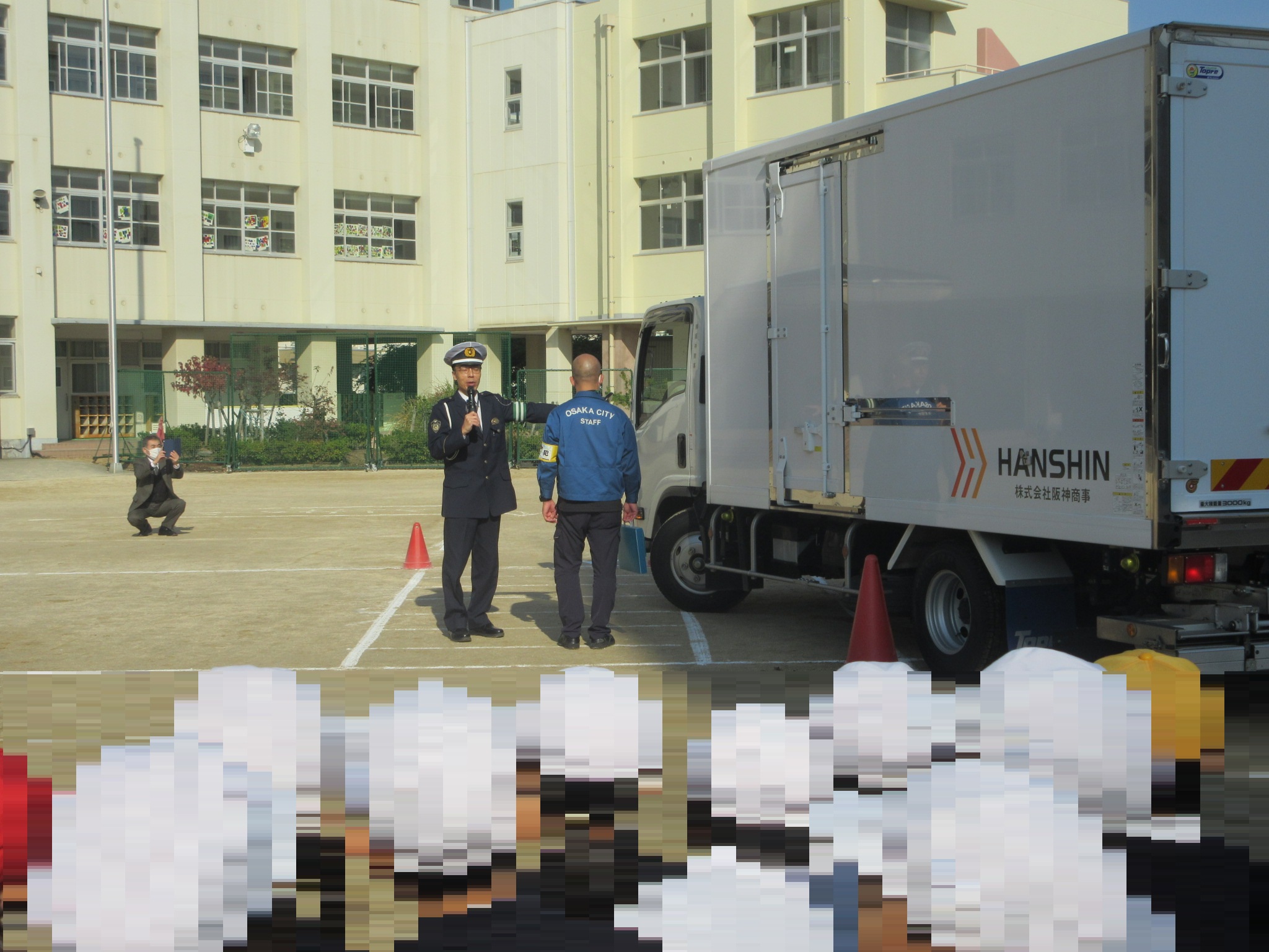 実際のトラックで確認する様子2