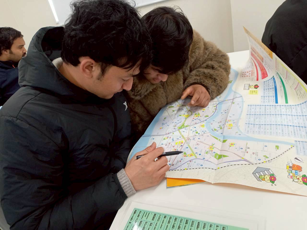 防災マップ確認