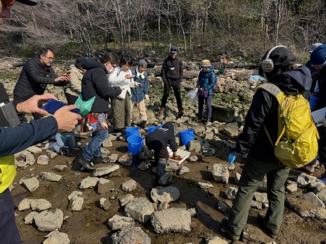 干潟の生き物の講義