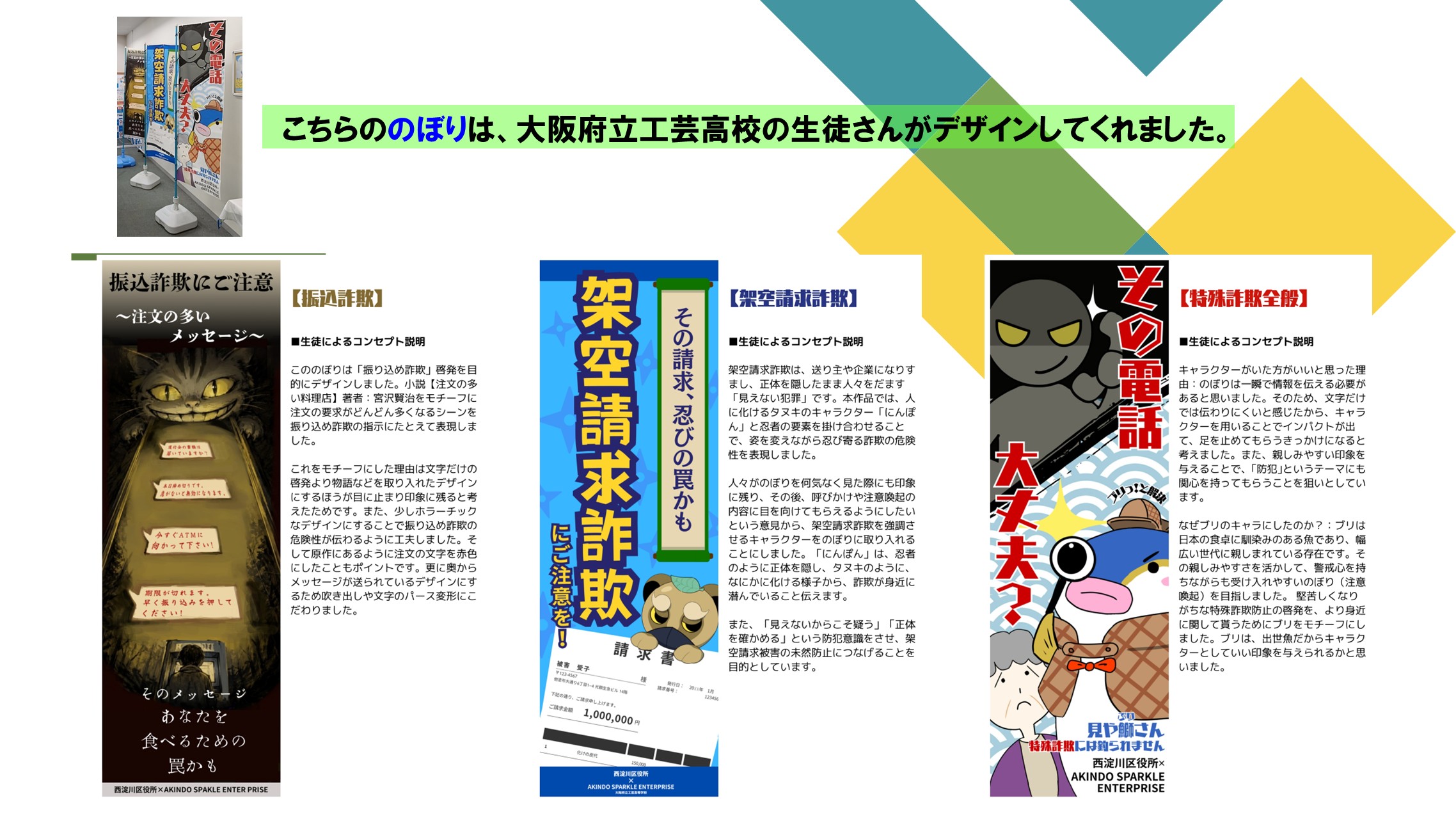 のぼりの説明