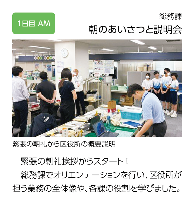 1日目AMの様子