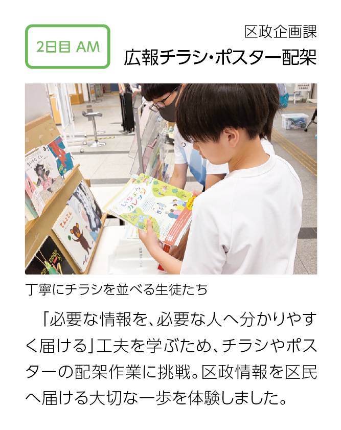 2日目AM チラシ配架の様子