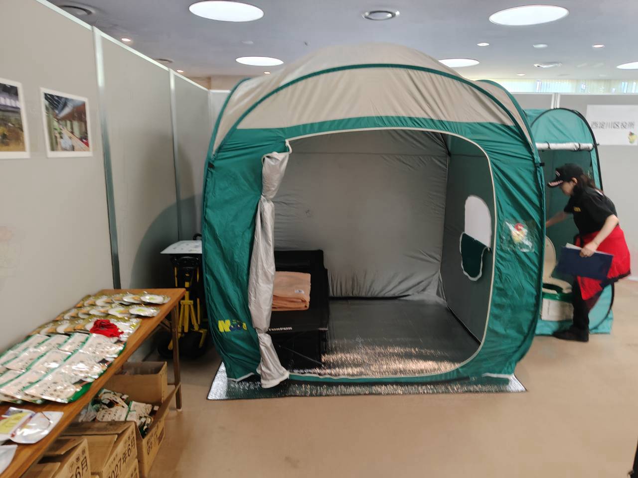 避難所展示