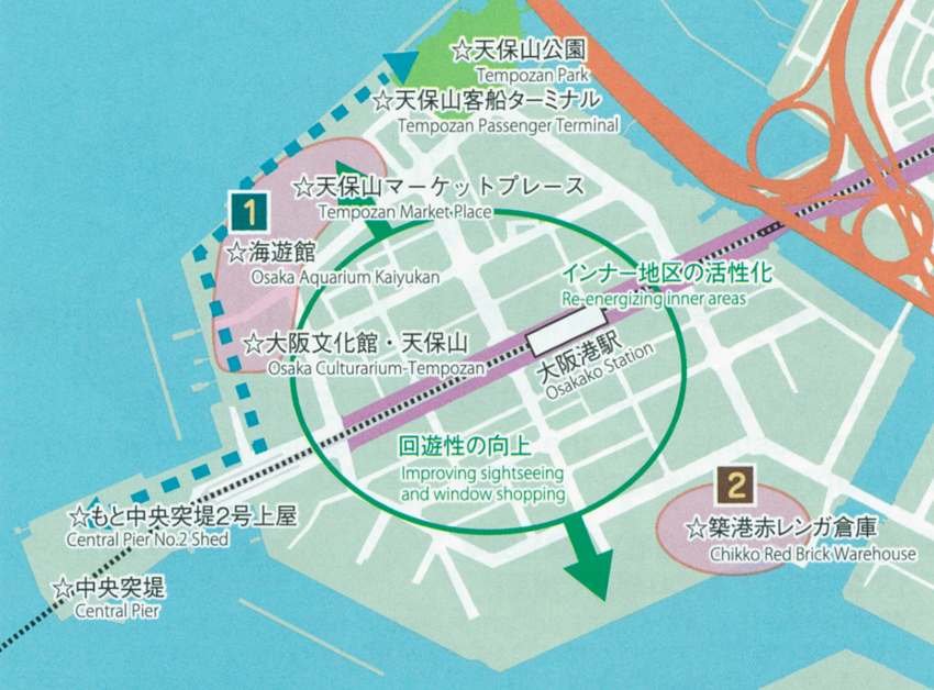 築港地区の概要（PORTs of OSAKAより）