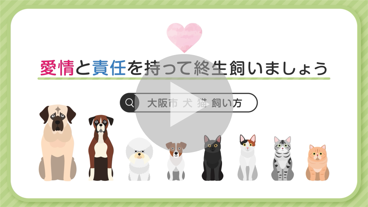犬・猫を正しく飼いましょう！へのリンク