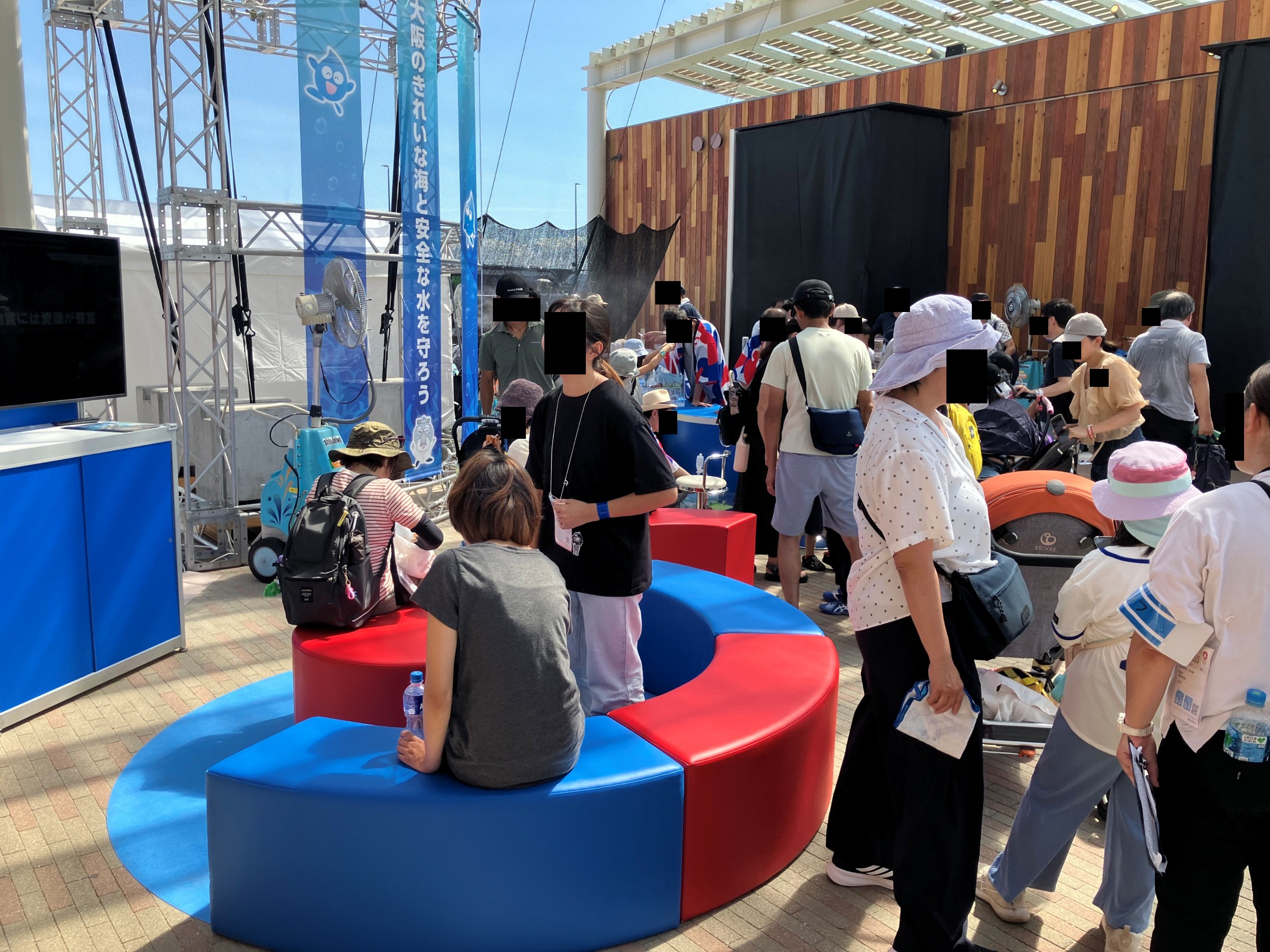 憩い・休憩ゾーンの様子