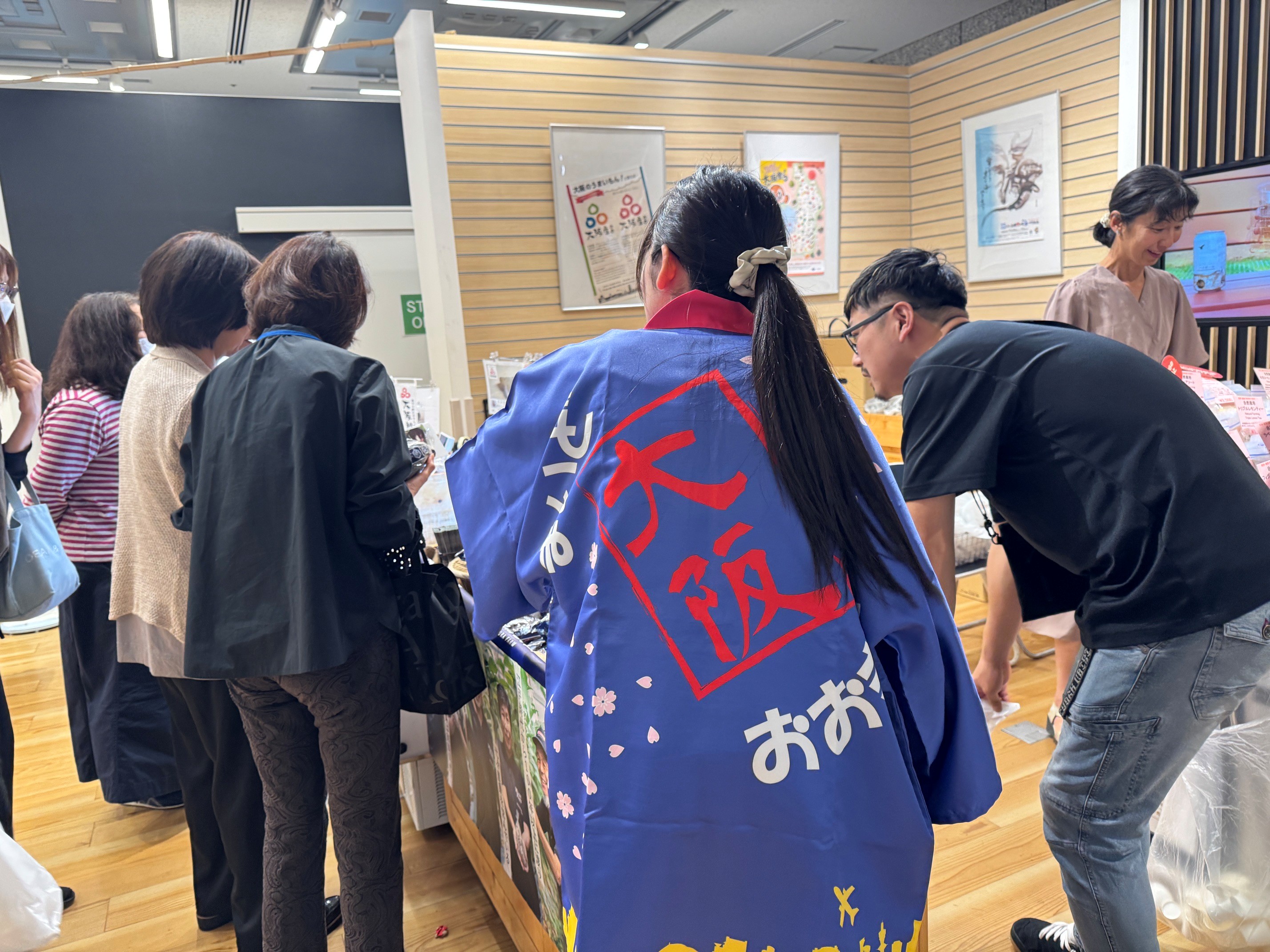 物販の様子