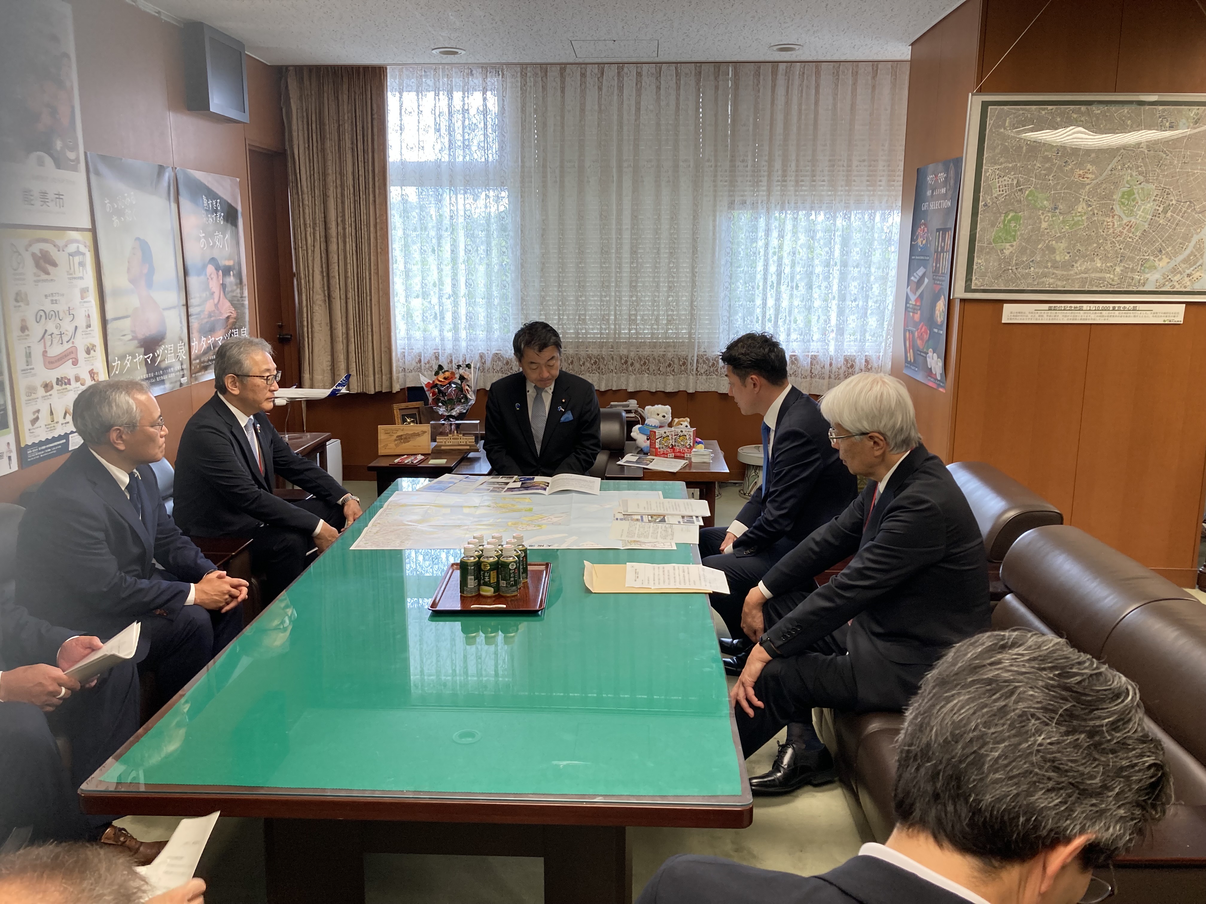 佐々木国土交通副大臣への要望活動の様子