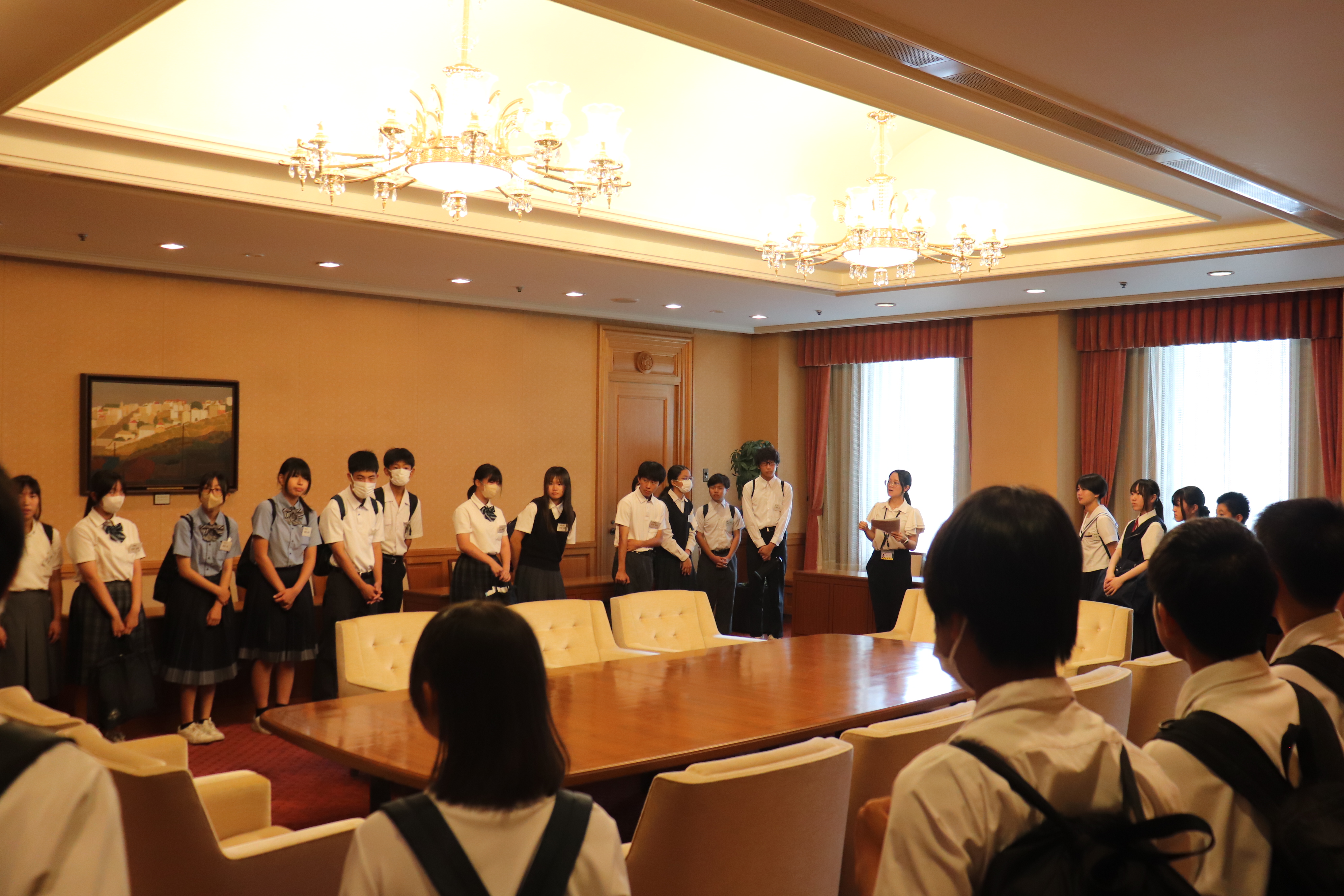 議長公室の見学