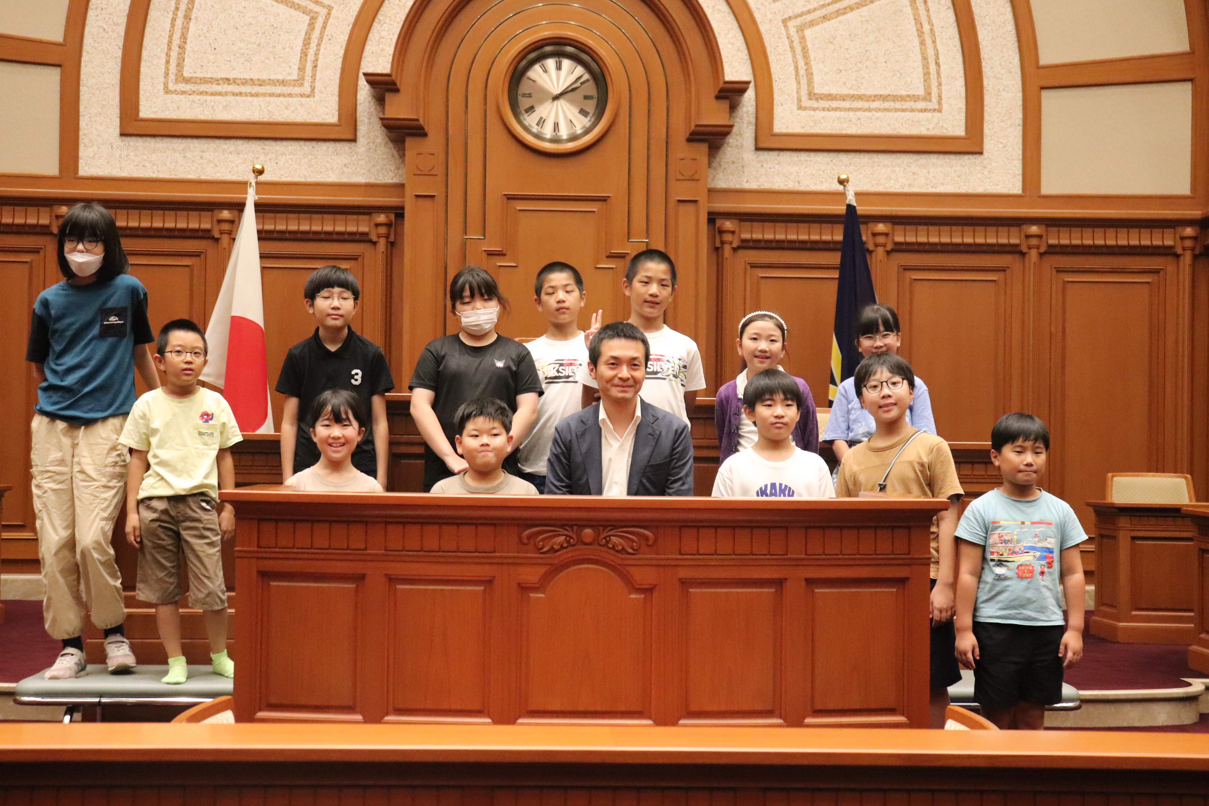 令和7年8月1日（金曜日）第1回Aグループの記念写真