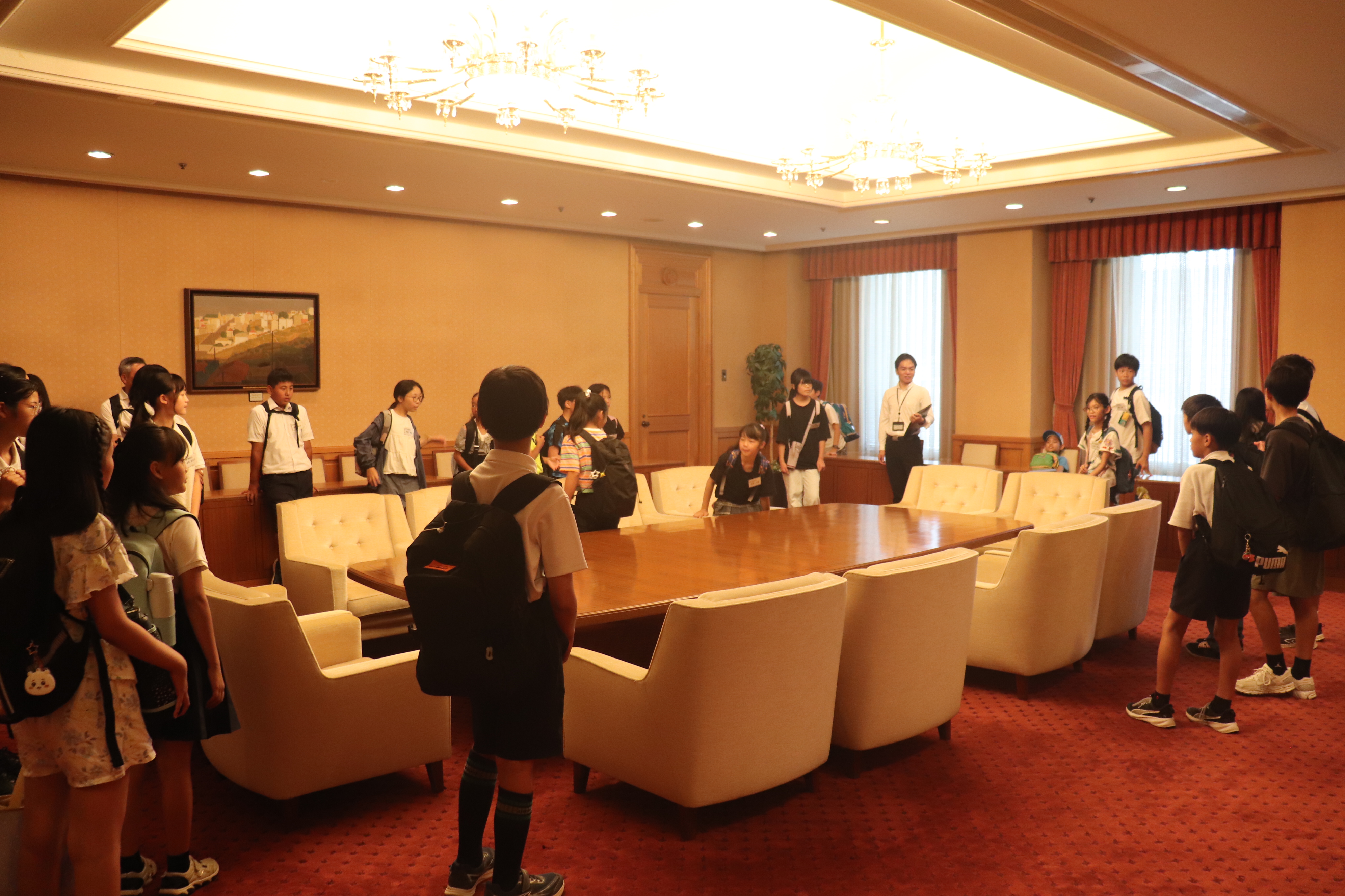 議長公室の見学