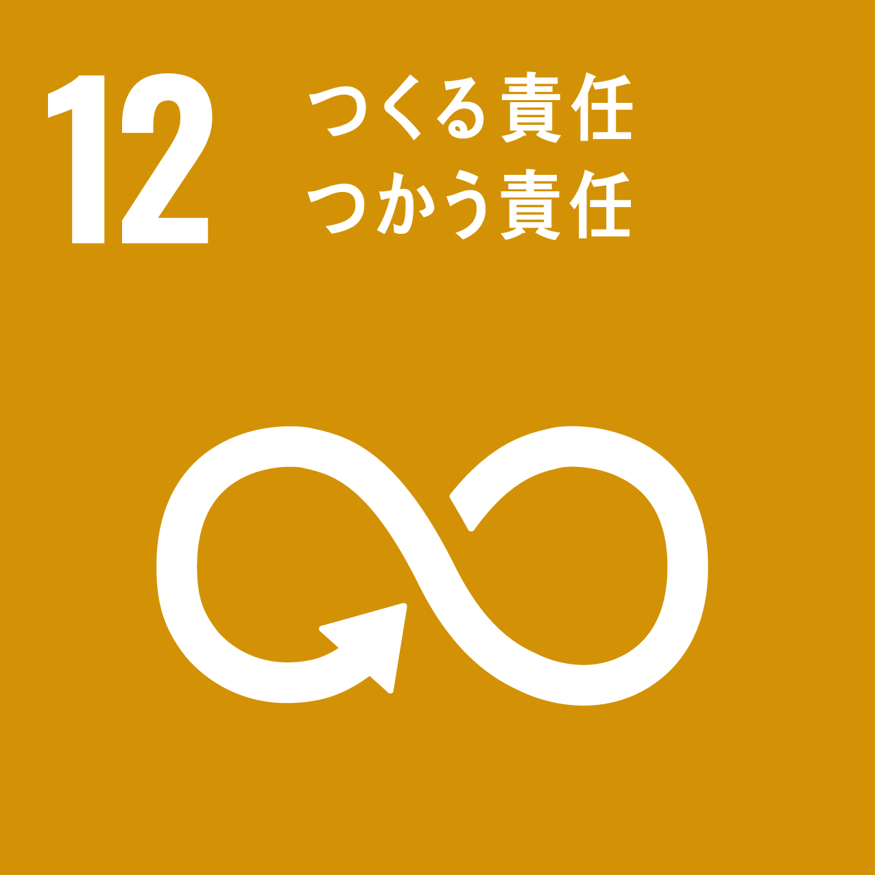 SDGsの17の目標のうち、12.つくる責任つかう責任のロゴマーク