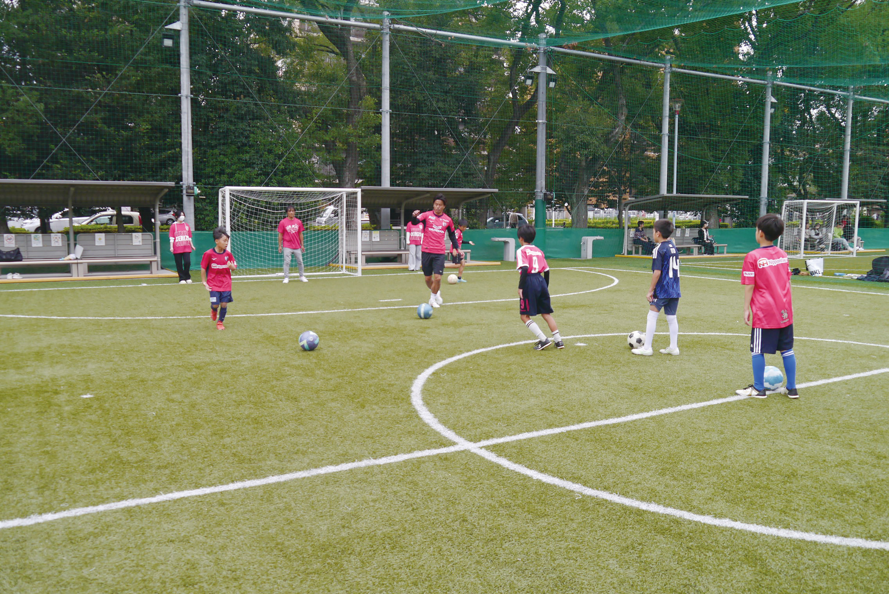 こども人権サッカー教室の写真