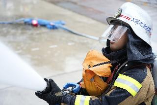 消火活動の様子