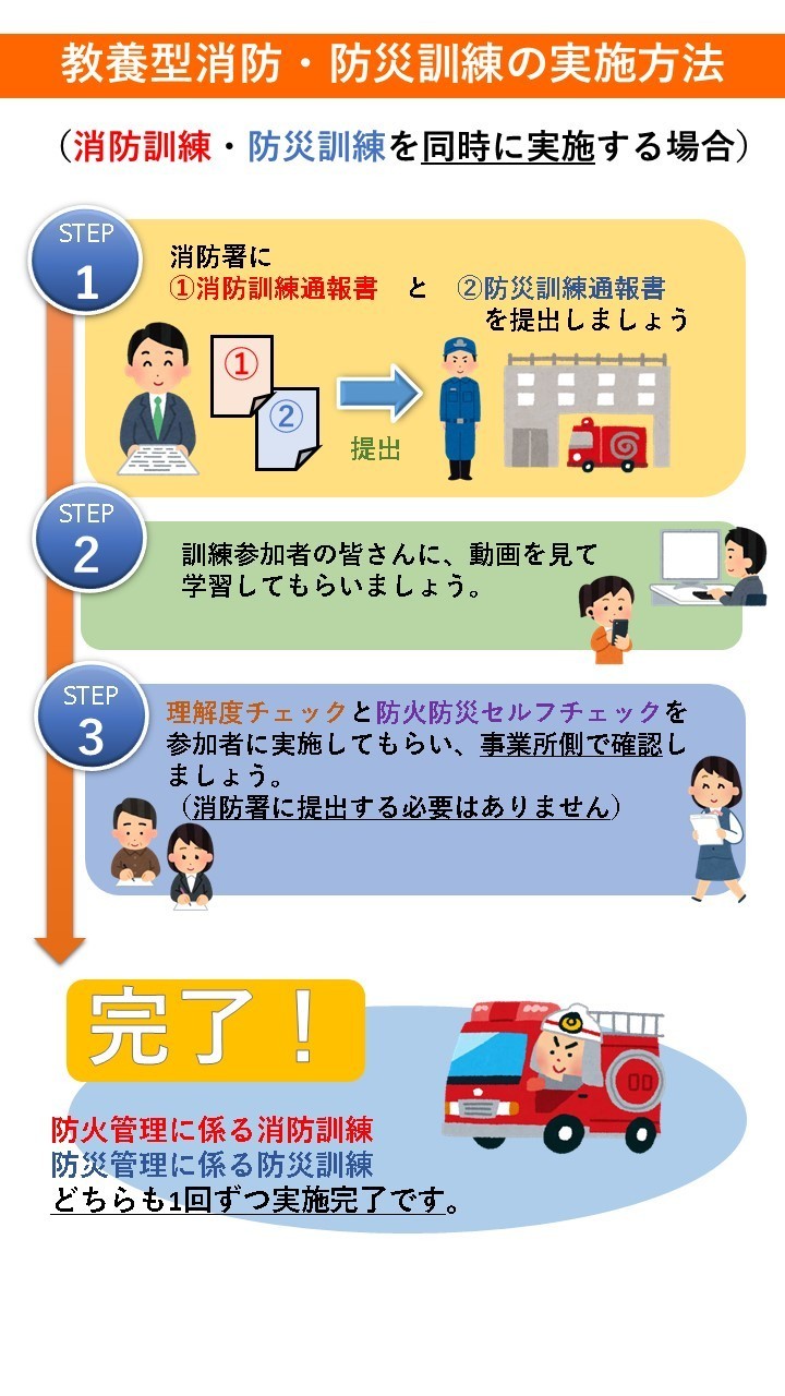 教養型防災訓練バナー