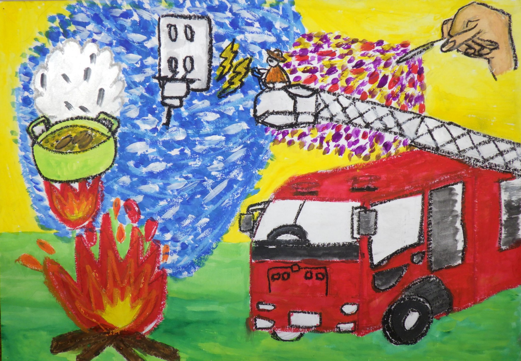 佳作賞　開平小学校2年1組