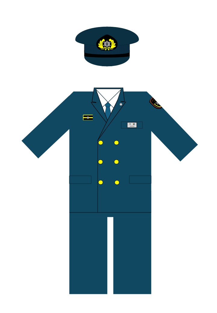 冬用の正規の服装（男性用）