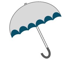 日傘の絵