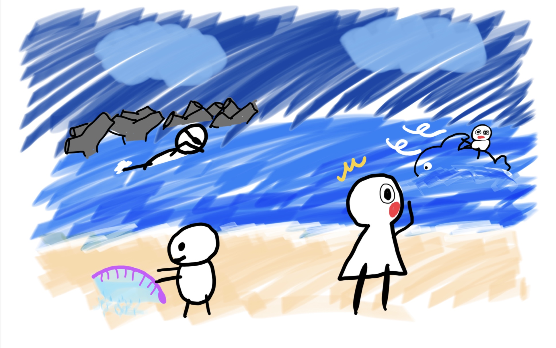 海の絵