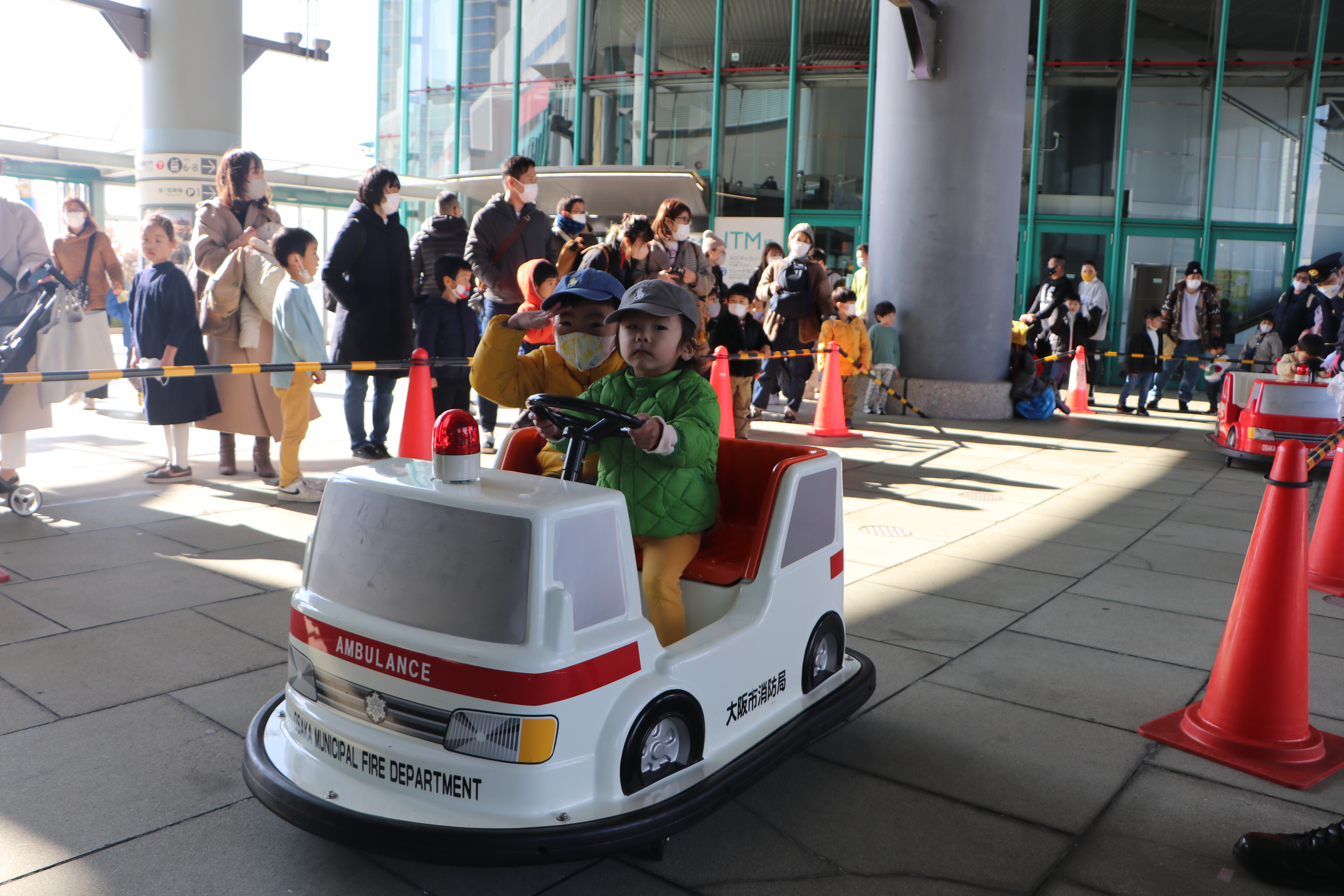 ミニミニ消防車の写真
