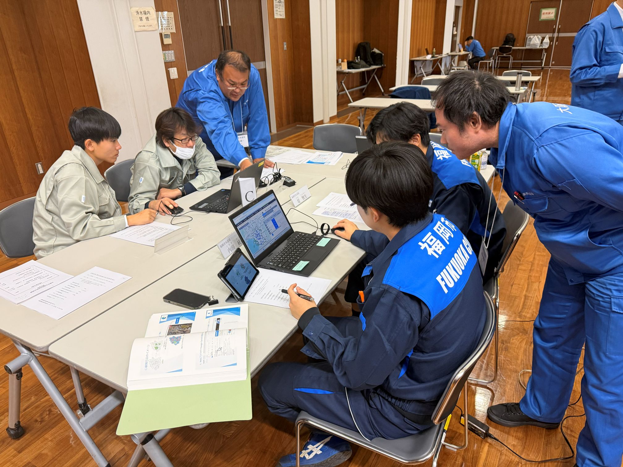 訓練第2部の様子の写真2枚目