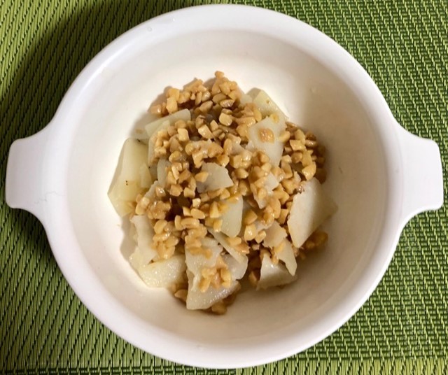 じゃがいもの納豆あえの写真