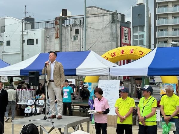当日の区長の様子