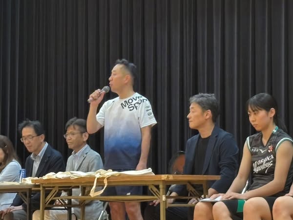 当日の区長の様子