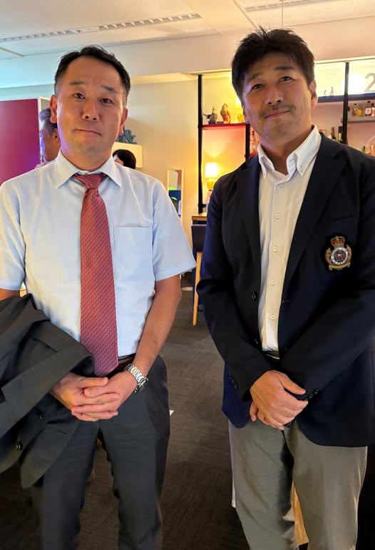 田中教授との写真