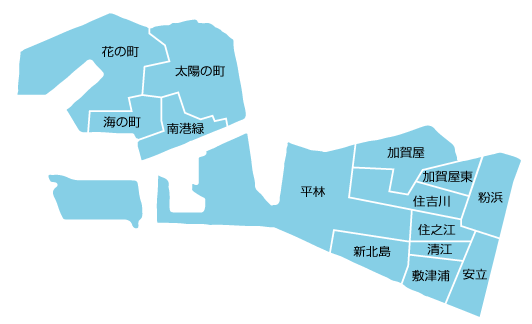 住之江区マップ画像