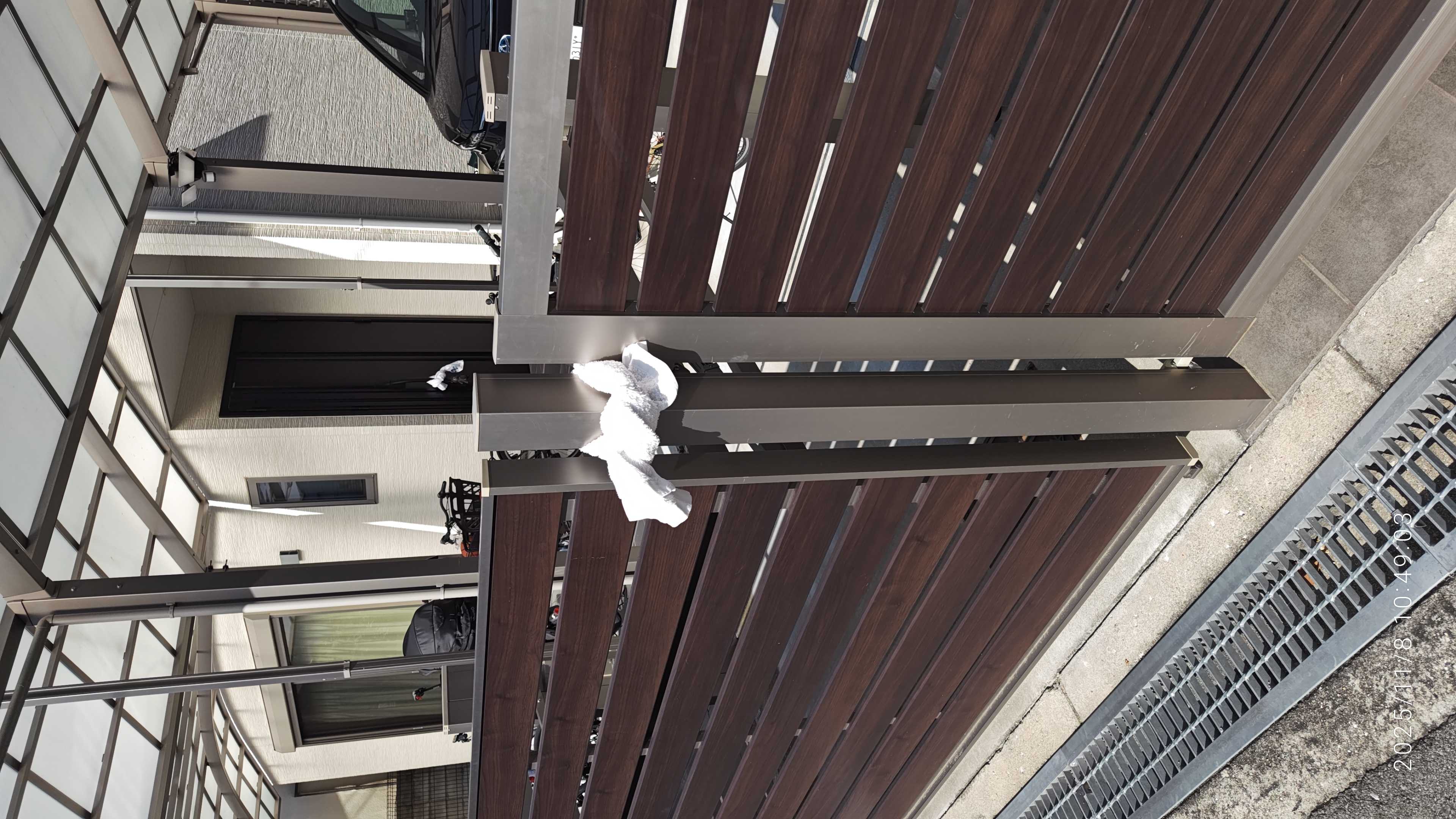 一時避難場所訓練の様子写真3