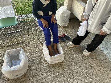 災害時避難所訓練の様子写真3