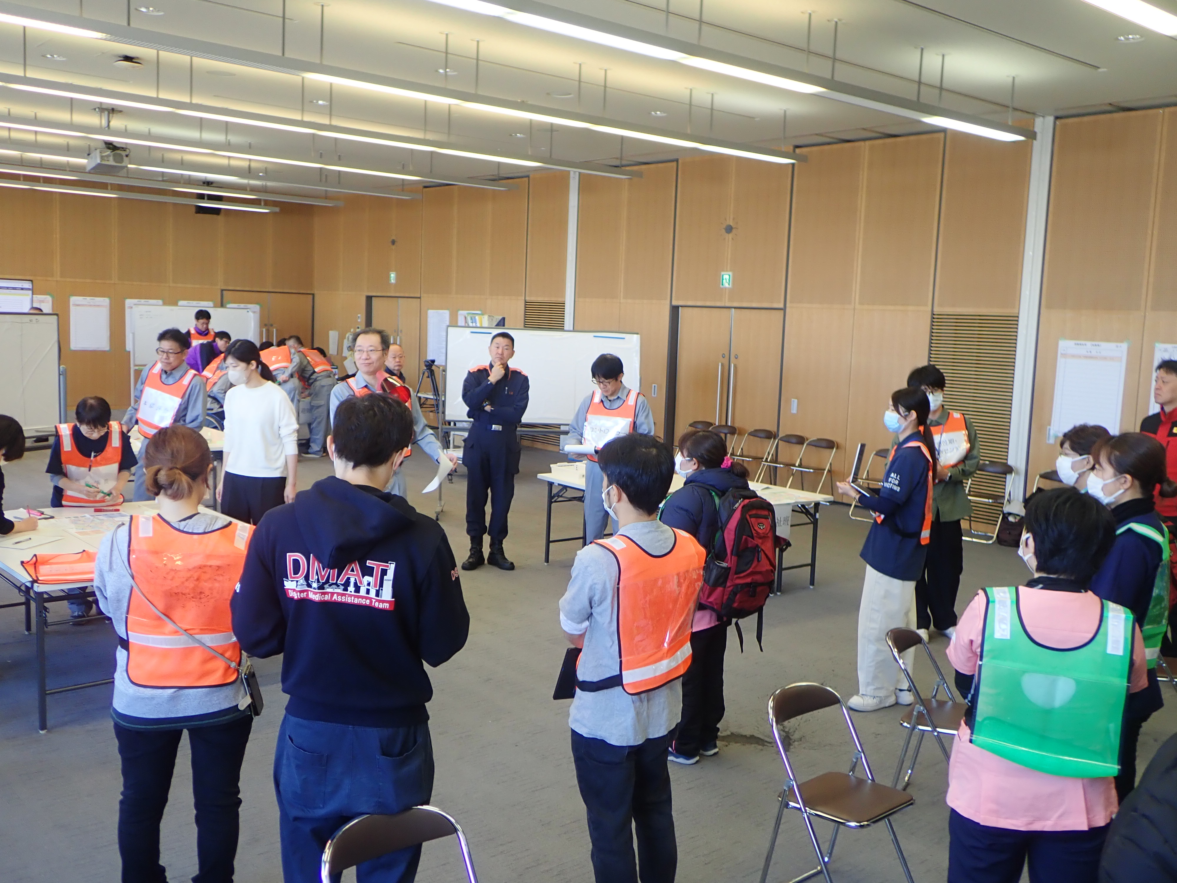 本部訓練の様子写真1