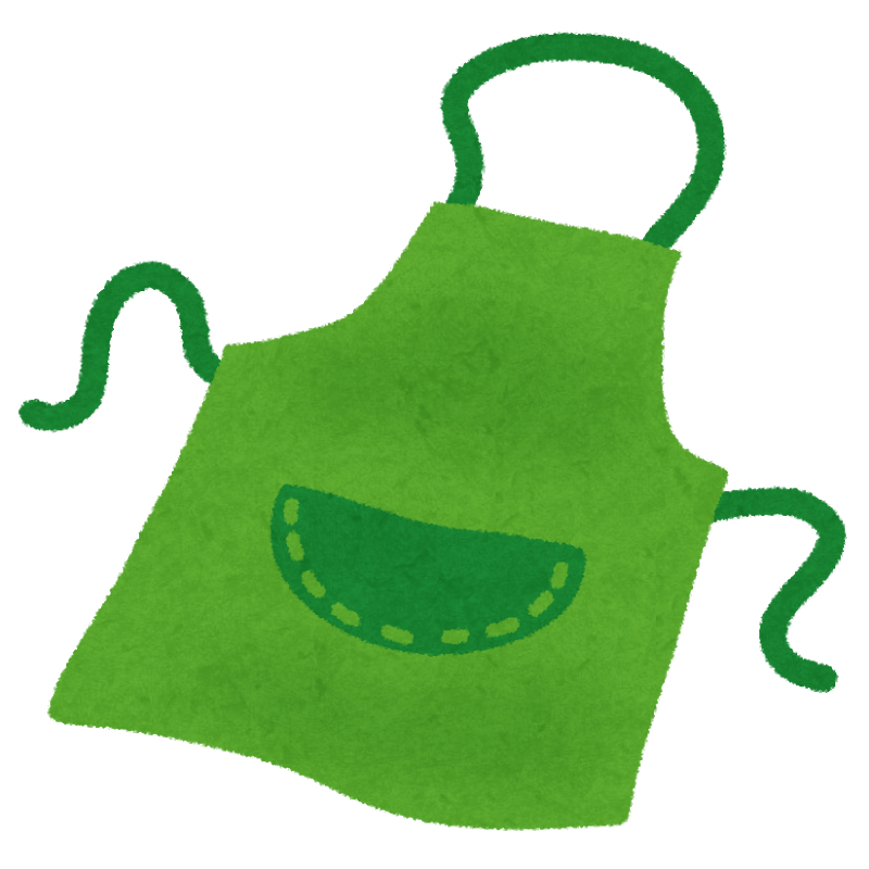 エプロンのイラスト
