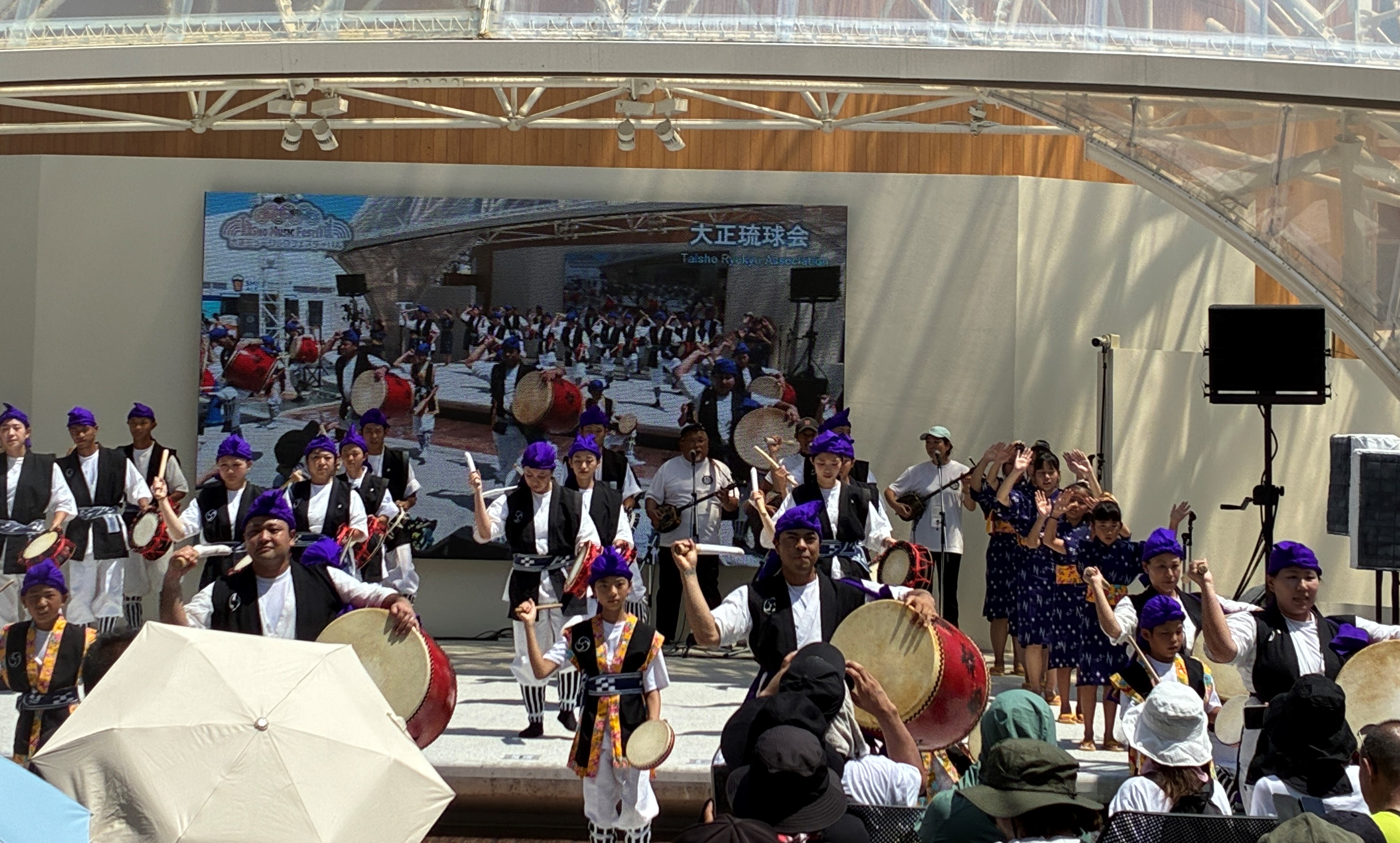 エイサーを踊る大正琉球会の画像
