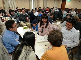 話し合った内容を発表