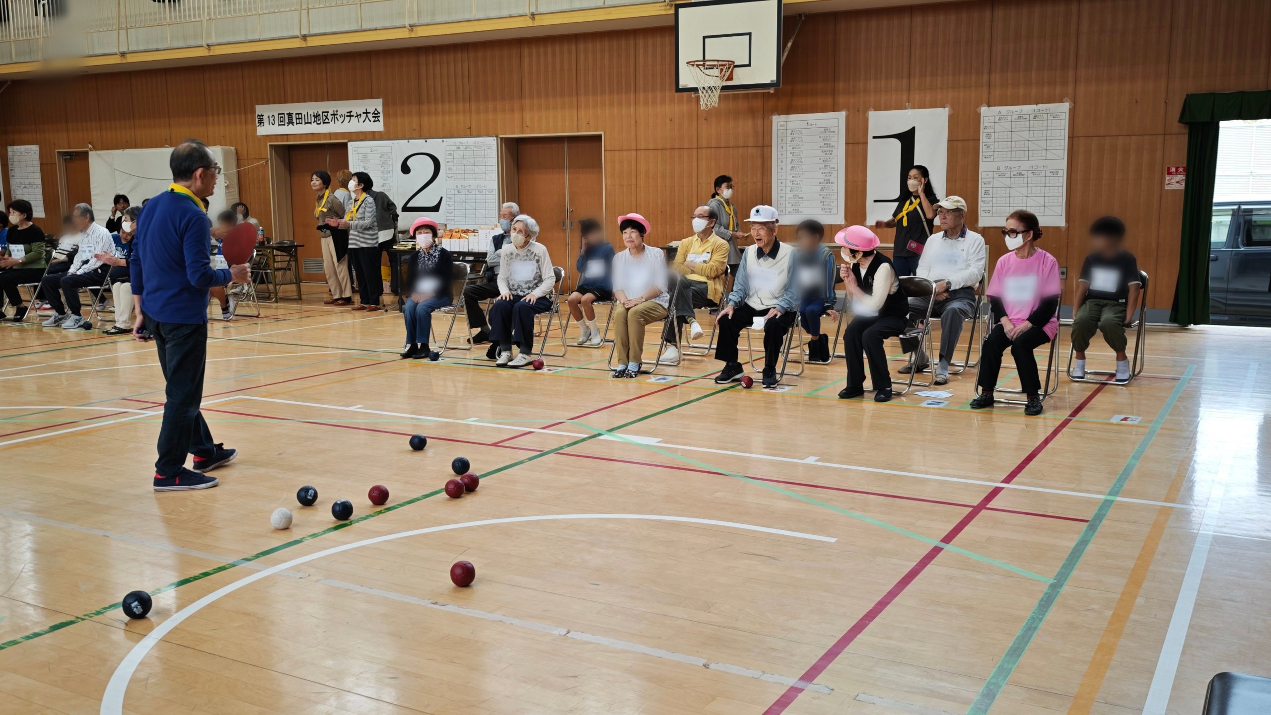 ボッチャの試合模様1